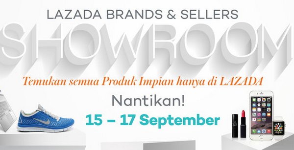 Lazada Brands & Sellers Showroom Digelar 15-17 September 2015